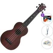 Pasadena WU-21W(BK) Standard SET Wood Grain (Black) Soprano ukulele