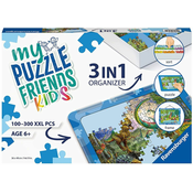 Ravensburger 3u1 organizator za deci?e slagalice, plavi, 100 delova