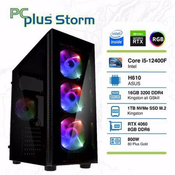 PCPLUS Storm i5-12400F 16GB 1TB NVMe SSD GeForce RTX 4060 DDR6 8GB RGB W11PRO