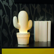 EVVIVA Cactus lampa 19x12xh30cm / bijela / keramika