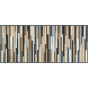 wash+dry PREDPRAŽNIK Mikado Stripes 60/140 cm potiskano rjava, siva, bež