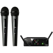 AKG WMS40 Mini Dual Vocal Bežični set US25A: 537.500MHz + US25C: 539.300MHz (Samo otvarano)