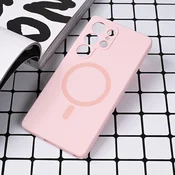 Maska za Samsung S25 Ultra Magsafe Pure color, Svetloroze