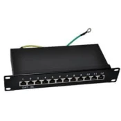 Patch panel 10 STP Cat5e 12 priključkov