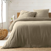 Bež posteljina za bracni krevet/za produženi krevet od muslina 220x240 cm Angelia – douceur dintérieur