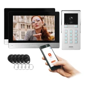 GAYD MULTI2, dvodružinski video domofon, 2-žilni, 8" Wi-Fi, zaslon na dotik, 2MP Full HD, RFI