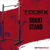 TOORX Squat Stand | Kompaktno in profesionalno stojalo za počep, potisk in zgibe!