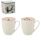 Porcelanski vrček 400ml mešanica božičnih vzorcev 69907