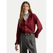 Polo Ralph Lauren Srajca 211B36267002 Rdeča Relaxed Fit