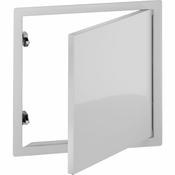 Revizijska vrata Softline, 200 x 200 mm, z zaskočnim zapiralom, bela RAL 9016