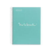 Miquelrius bilježnica, A4/80L, crte, Emotions, svijetlo plava