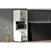 Hanah Home Kuhinjska polica 60x140x31,4cm Bela