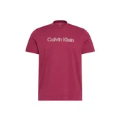 Calvin Klein Majica burgund / bela