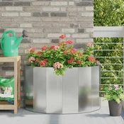 Sadilica Srebrno 90 x 45 x 50 cm Cinkani celik