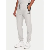 Reebok Spodnji del trenirke RK25145CCM Siva Regular Fit