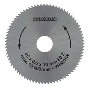Proxxon cvrsti karbidni list za kružnu testeru 80 zuba (50 x 10 x 0,5 mm)