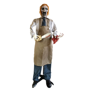 Animirani mož z verižno žago SHX za halloween dekoracijo