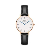 Ročna ura Daniel Wellington Petite Roman Numerals Shieffield DW00100683 Črna