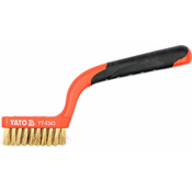 YATO Žična krtača ročni 180 mm medenina
