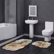 Lessentiel Maison Set 2 prostirke za kupatilo Šareni