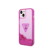 Guess Guess, Ohišje za Apple iPhone 14 Plus Glitter Palm, Roza, (21244231)