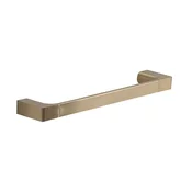 PIRENEI Držalo za brisače 350x66mm, zlata mat barva - Zlata mat barva - 350x26x66 mm - Gedy - PIRENEI - 120 - Medenina; zlitina - 350 - Nosilec brisač: enoročni - Kvadratni - PVD premaz - 350 - 26 - 66 - 14