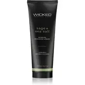 Wicked Sensual massage cream krema za masažu Sage + Sea Salt Scented 120 ml