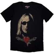 Tom Petty & The Heartbreakers Shades & Logo (Soft Hand Inks) Black XL Majica