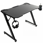 Gaming desk 150kg max Black RS345