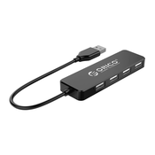 ORICO ADAPTER HUB, USB TO 4XUSB (BLACK)