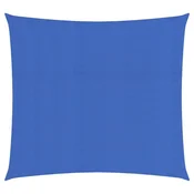Jedro za zaštitu od sunca 160 g/m2 kvadratno plavo 3 x 3 m HDPE