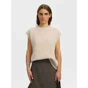 SELECTED Pulover SLWLULU greige