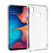 Anti Shock silikonski ovitek za Samsung Galaxy A20s - Prozorna KP23593