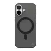 Maska Mag Case SwitchEasy Skin za iPhone 17 transparent crna