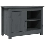 vidaXL vidaXL TV omarica siva 70x36,5x52 cm trdna borovina, (20729990)