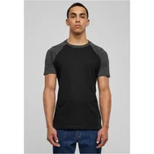Raglan contrasting t-shirt blk/cha