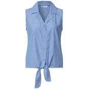 STREET ONE Bluza svetlo modra/bela