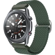 mobilNET univerzalni tekstilni pas za uro 20mm, khaki