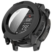 INF PC ovoj s kaljenim steklom za Garmin Instinct 3 50mm, črna zaščita, (5000446684)