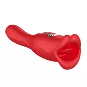 2u1 G-Spot vibrator i klitoris stimulator Bite Mouth