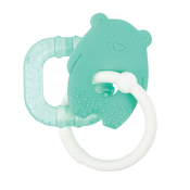 NATTOU Teether With Cooling Part grickalica za bebe sa učinkom hlađenja Green Bear 3 m+ 1 kom