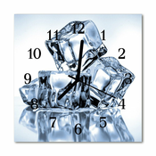 tulup.si Steklena kvadratna ura Ice 30x30 cm