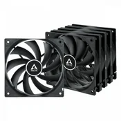 Arctic Cooling F12 Black Value pack (5kosov) Ventilator za ohišje (120 mm, 1350 RPM) (ACFAN00248A)