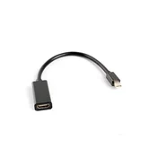 slomart lanberg adapter ad-0005-bk (mini displayport m - hdmi f; 0,20m; kolor czarny)