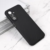Carbon Fiber Maska za Samsung A175F Galaxy A17, Crna