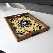 Aberto Design Poslužavnik REF012 48 x 38 x 4 cm, Šareni