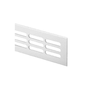 HACO Prezračevalna rešetka Aluminum ventilation grille HVM, 400 x 60 EP, natural anodized