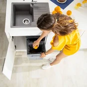 Northix Izvorno sortiranje z 2 košema za smeti