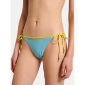 Seafolly Spodnji del bikini Beach Bound 40651-072 Turkizna