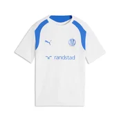 PUMA Olympique de Marseille Training Jersey Youth, Clothing, White/Royal, 9-10Y